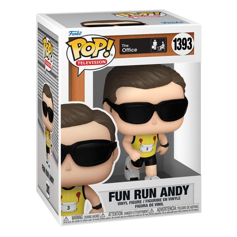 The Office US POP! TV Vinyl Figure Fun Run Andy 9 cm