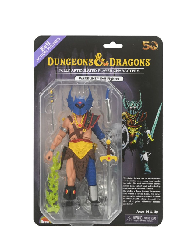 Dungeons & Dragons Action Figure 50th Anniversary Warduke on Blister Card 18 cm 1