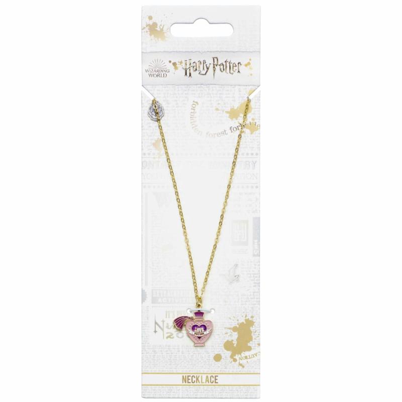 Harry Potter Pendant & Necklace Love Potion (Gold plated)