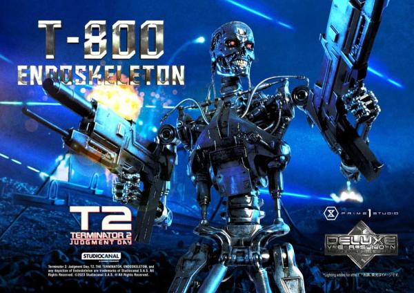 Terminator 2 Museum Masterline Series Statue 1/3 Judgment Day T800 Endoskeleton Deluxe Bonus Version