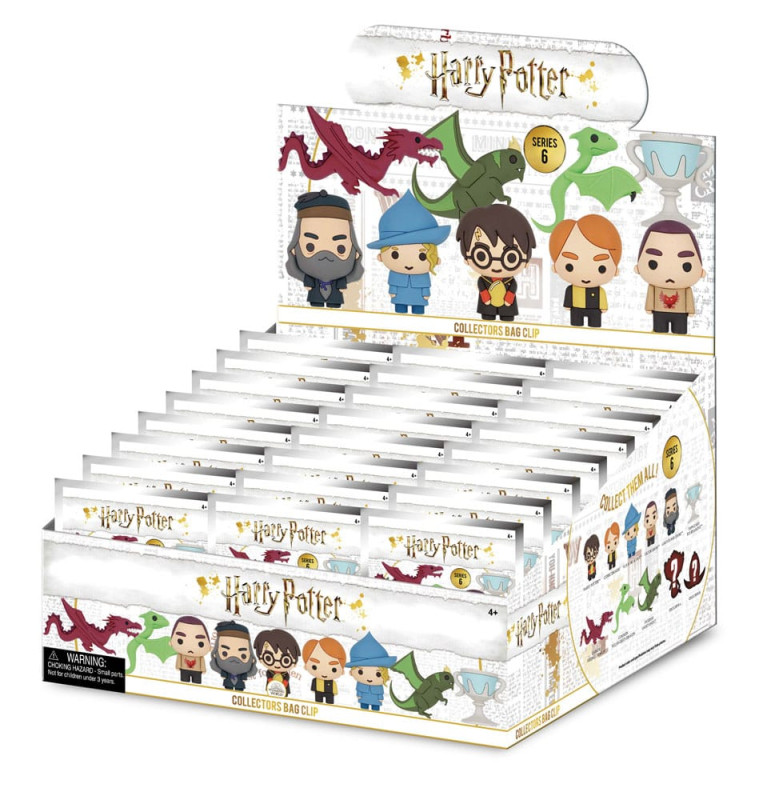 Harry Potter 3D PVC Bag Clips Series 6 Display (24) 2