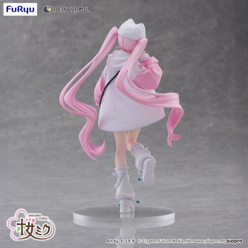 Hatsune Miku Tenitol PVC Statue Sakura Miku Cool style [petit] 19 cm 2