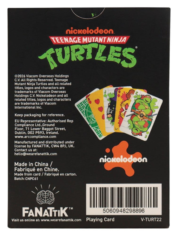 Teenage Mutant Ninja Turtles Playing Cards Display (12) 2