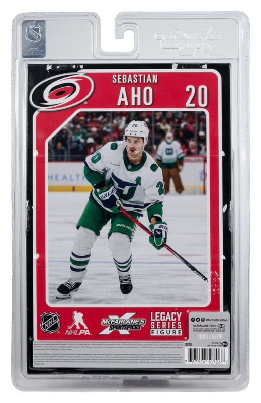 NHL McFarlane SportsPicks Action Figure Sebastian Aho (Hartford Whalers Retro) 18 cm 4