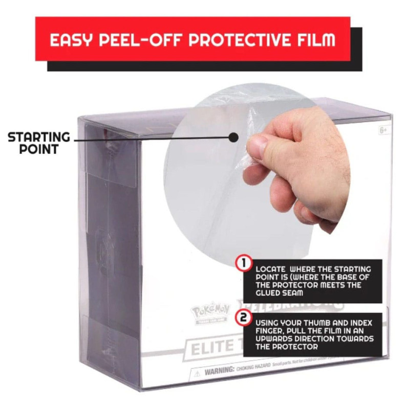 PET Protectors 5-Pack for Booster Boxes / Elite Trainer Boxes Ver. 2 4