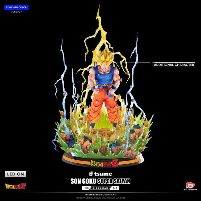 Dragon Ball Z HQS Dioramax Figure 1/4 Son Goku Super Saiyan 51 cm 2