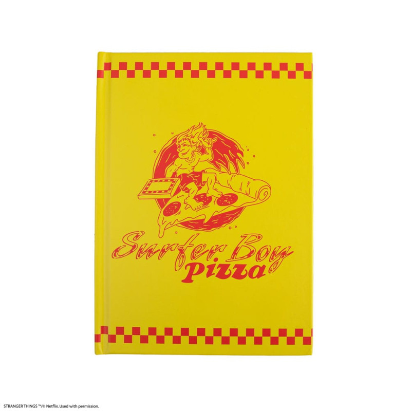 Stranger Things Notebook Surfer Boy Pizza Hardcover 4
