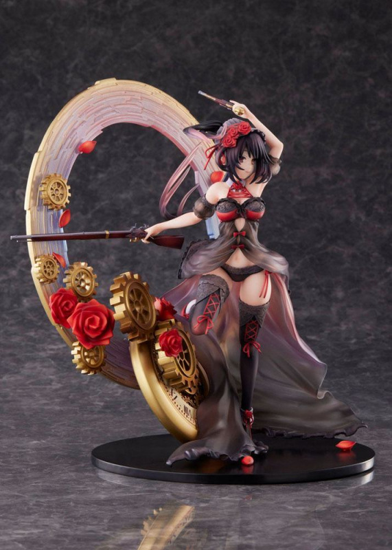 Date A Live IV PVC Statue 1/7 Kurumi Tokisaki Lingerie Swimwear Ver. 27 cm 5