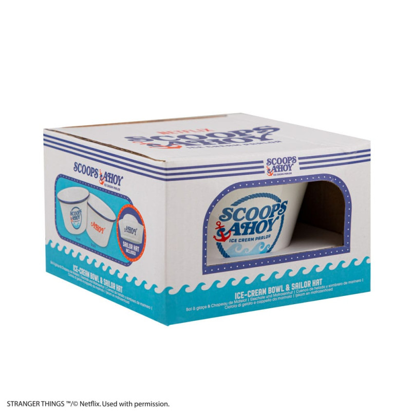 Stranger Things Ice Cream Bowl with Sailor Hat Scoops Ahoy 2