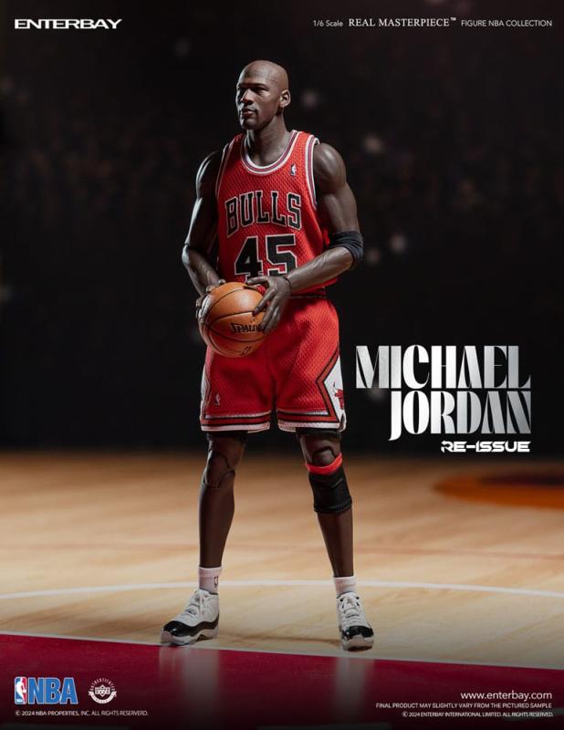 NBA Collection Real Masterpiece Actionfigur 1/6 Michael Jordan I'm Back Edition Limited 30 cm 5