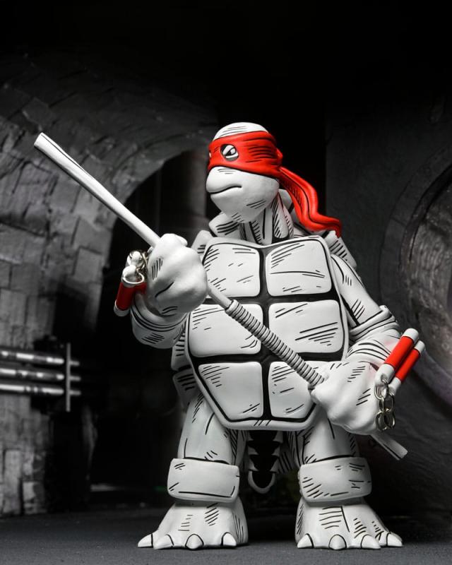 Teenage Mutant Ninja Turtles (Mirage Comics) Action Figures 2-Pack Black and White First Turtles 18 11