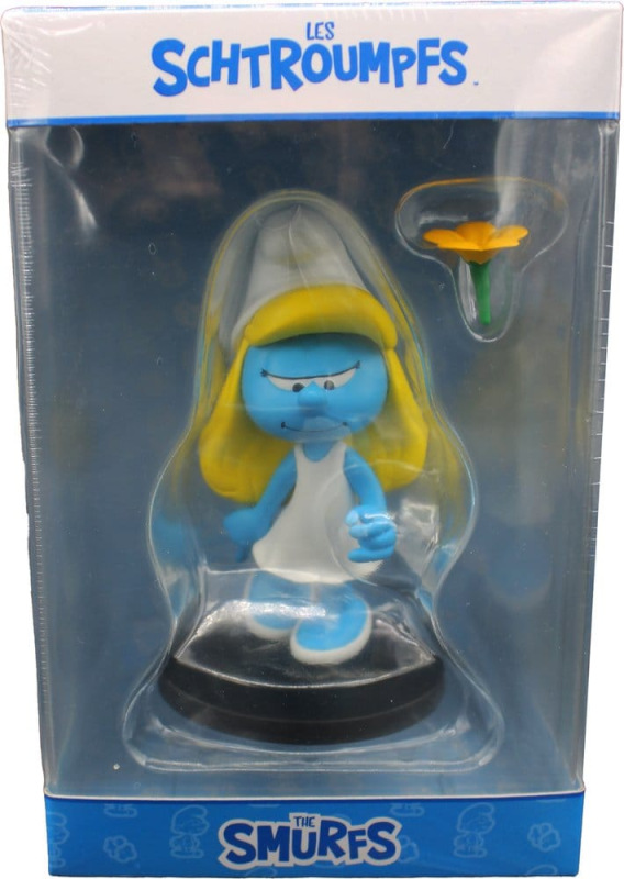 The Smurfs Statue Smurfette with Flower 12 cm 1