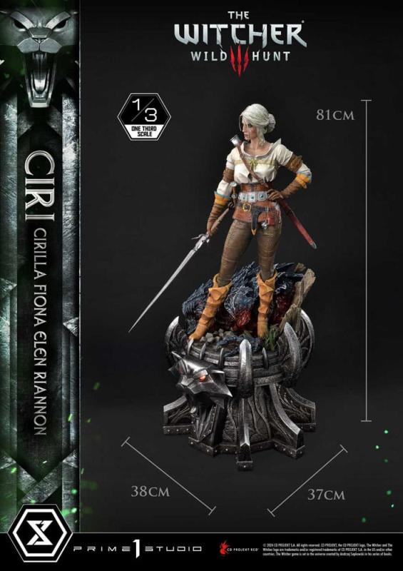 The Witcher 3: Wild Hunt Museum Masterline Statue 1/3 Wild Hunt Ciri Fiona Elen Riannon 81 cm 8