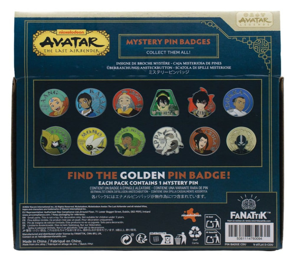 Avatar: The Last Airbender Mystery Pin Badges Blind Box Display (12) 6