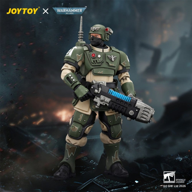 Warhammer Action Figure Astra Militarum Kasrkin 4 with Plasma Gun 6