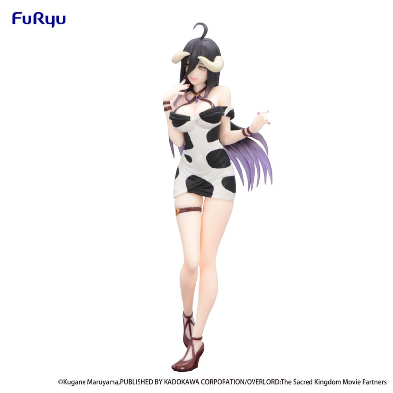 Overlord Trio-Try-iT PVC Statue Albedo Mini Dress Cow Pattern Ver. 21 cm 1