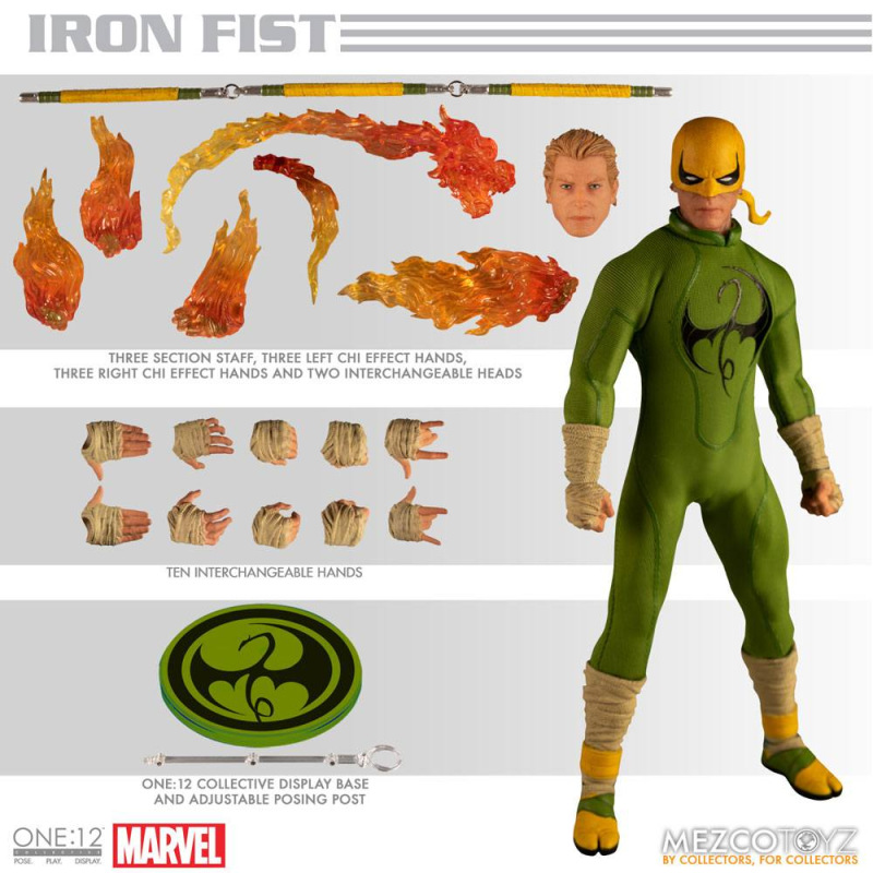 Marvel Comics One:12 Collective Action Figure 1/12 Iron Fist 17 cm 1