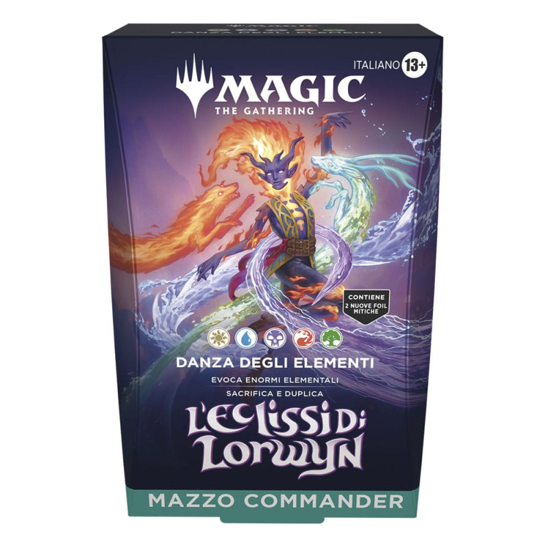 Magic the Gathering L'Eclissi di Lorwyn Commander Decks Display (4) italian 2