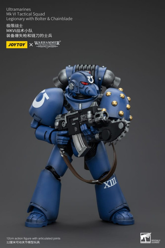 Warhammer The Horus Heresy Action Figure 1/18 Ultramarines MK VI Tactical Squad Legionary with Bolte 5