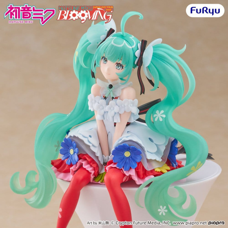 Hatsune Miku Noodle Stopper PVC Statue Hatsune Miku Japan Live Tour 2025 Blooming 14 cm 3
