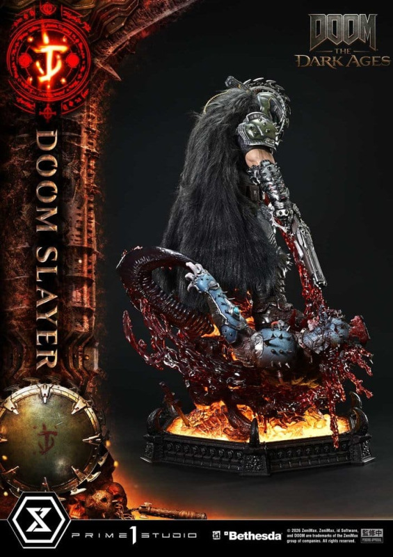 DOOM: The Dark Ages Ultimate Premium Masterline Series Statue 1/4 DOOM Slayer 77 cm 4