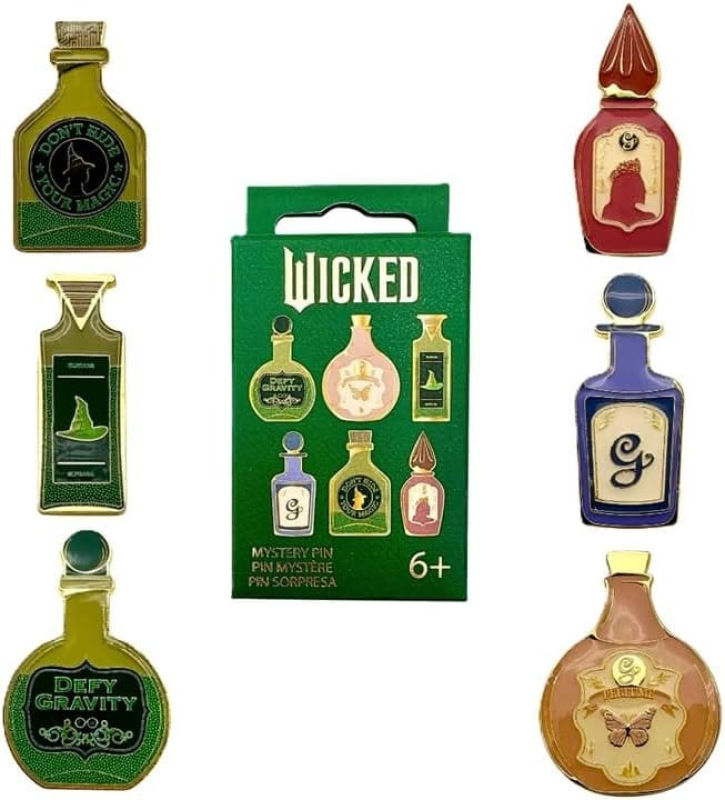 Wicked Enamel Pins Potion Bottles Blind Display (18) 1