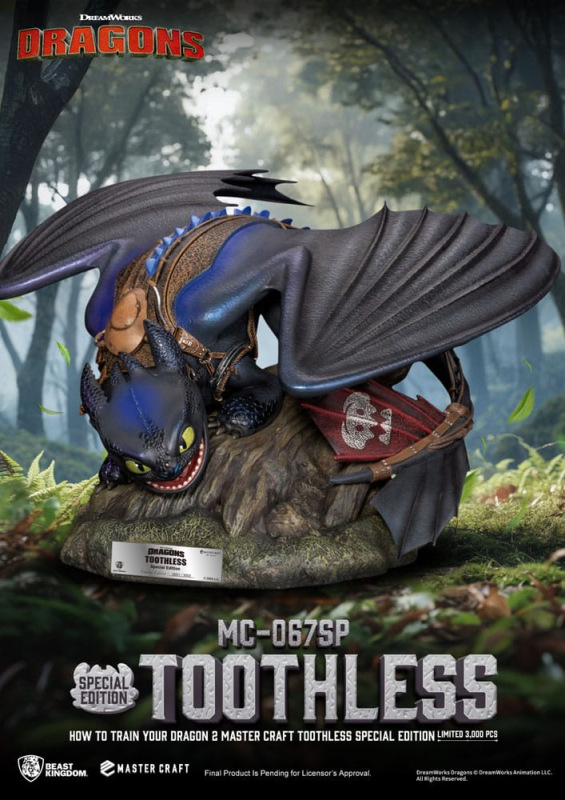 How To Train Your Dragon 2 Master Craft Statue Toothless 38 cm 1