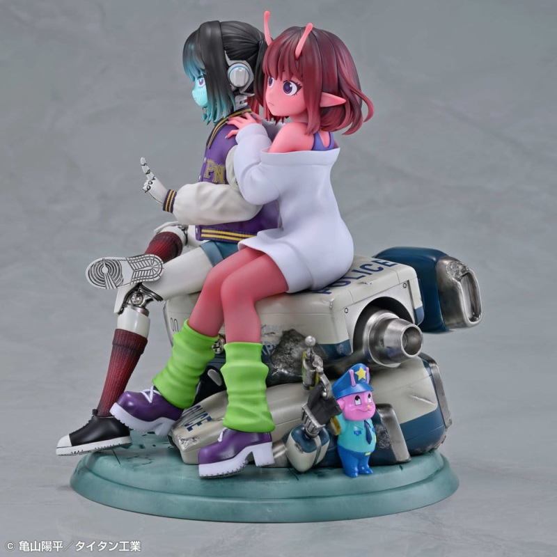 Milky Subway The Galactic Limited Express PVC Figures 2-Pack Chiharu & Makina 18 cm 6