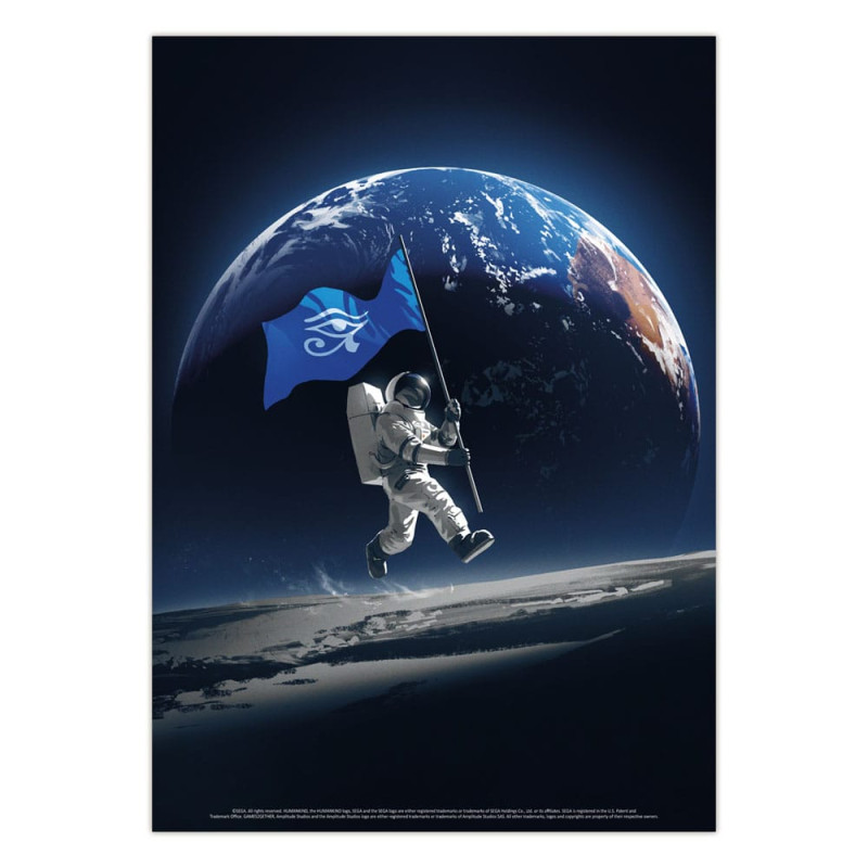 Humankind Poster Glow in the Dark Astronaut 1