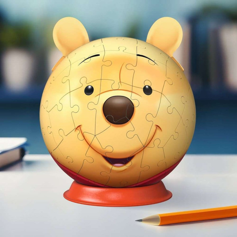 Winnie the Pooh 3D Jigsaw Puzzle Ball with Ears (77 Pieces) 5