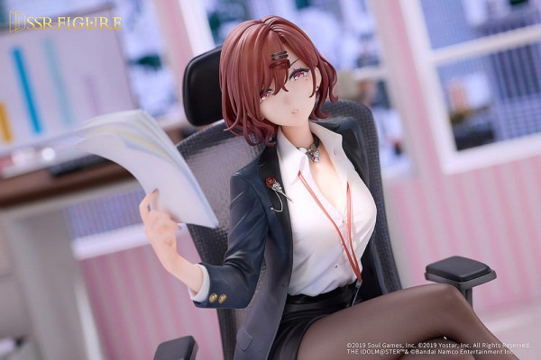 The Idolmaster Shiny Colors x Mahjong Soul PVC Figure 1/7 Madoka Higuchi Effortless Work Ver. 21 cm 4
