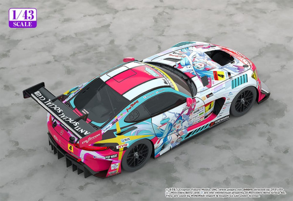 Hatsune Miku GT Project Vehicle 1/43 Hatsune Miku AMG 2024 Season Opening Ver. 11 cm 2