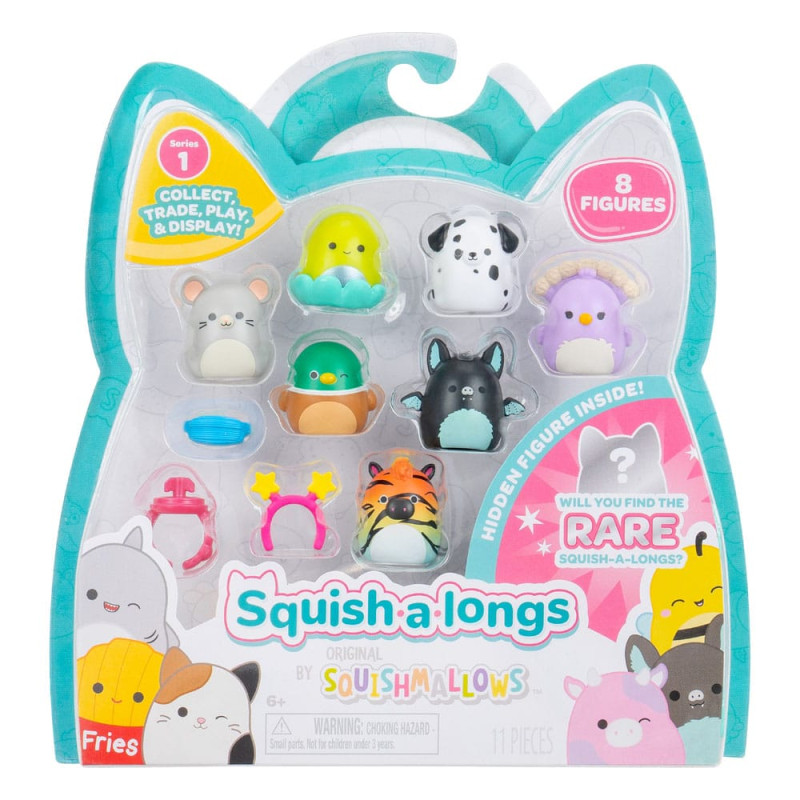 Squishmallow Squish a longs Mini Figures 8-Pack Style 4 3 cm 1