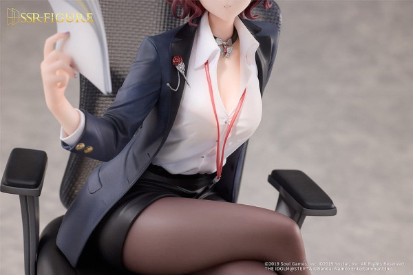 The Idolmaster Shiny Colors x Mahjong Soul PVC Figure 1/7 Madoka Higuchi Effortless Work Ver. 21 cm 8