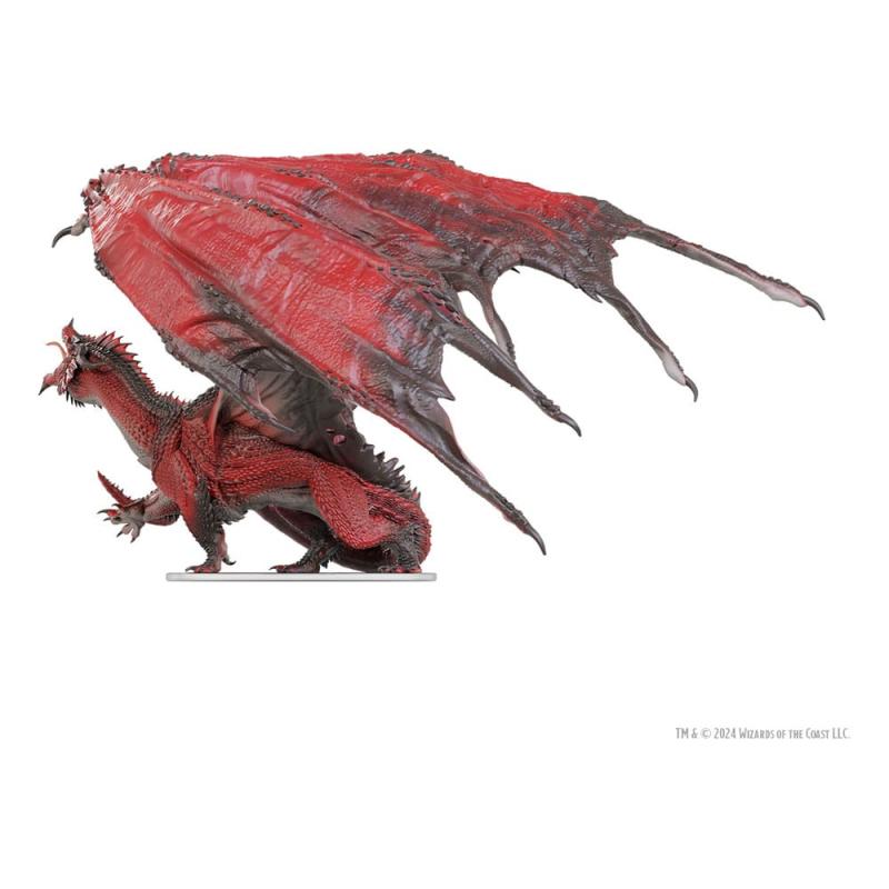 D&D Icons of the Realms Prepainted Miniature Adult Red Dragon Tyrant 18 cm 3