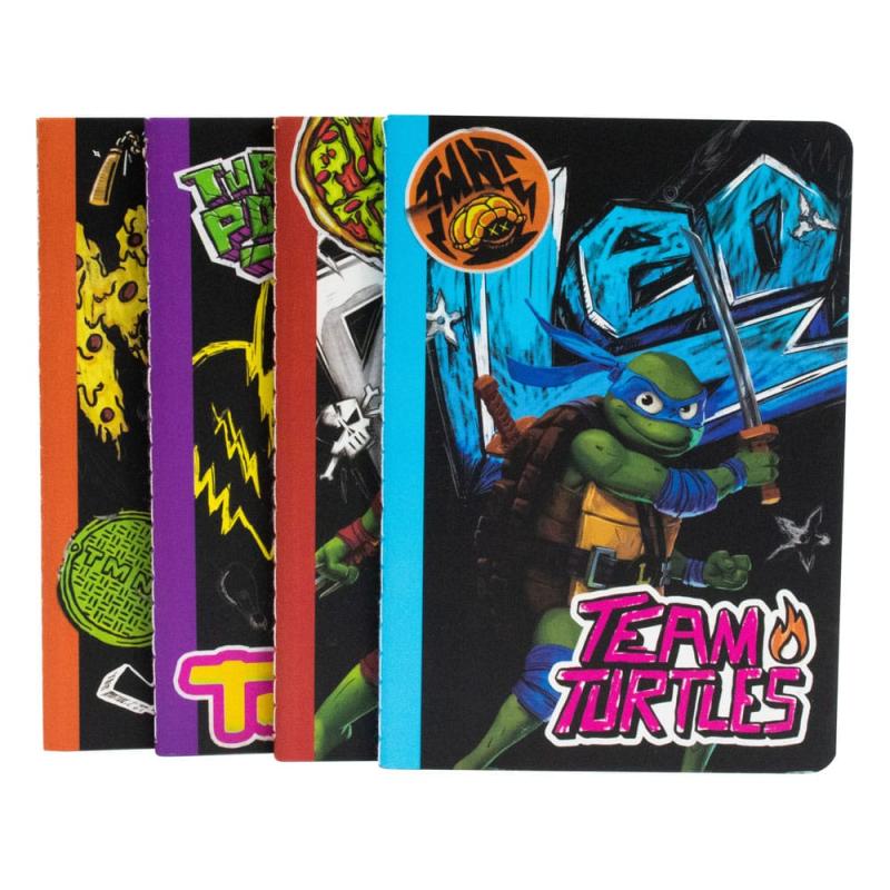 Teenage Mutant Ninja Turtles 4-Pack Notebooks 1