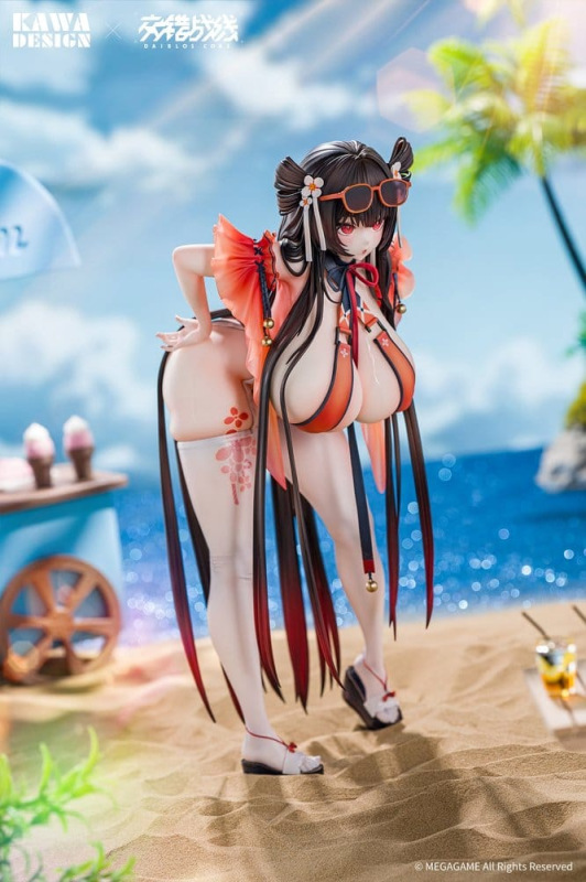 Daiblos Core PVC Figure 1/6 Maree Rouge Rakubai no Utage Wet Ver. 25 cm 10