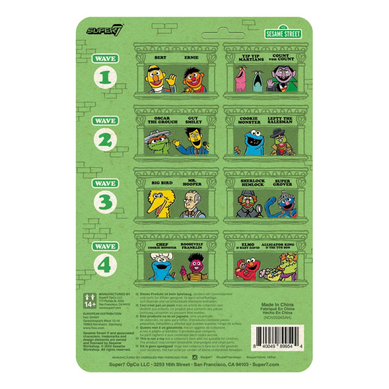 Sesame Street ReAction Action Figure Wave 04 Elmo & Baby David 10 cm 1