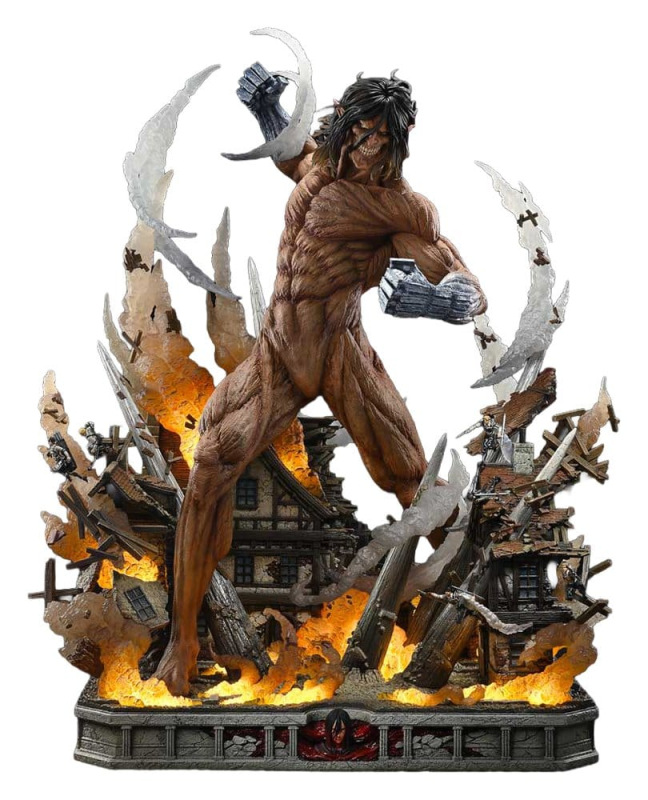 Attack on Titan (TV animation) Ultimate Diorama Masterline Statue Eren Yeager Attack Titan Bonus Ver