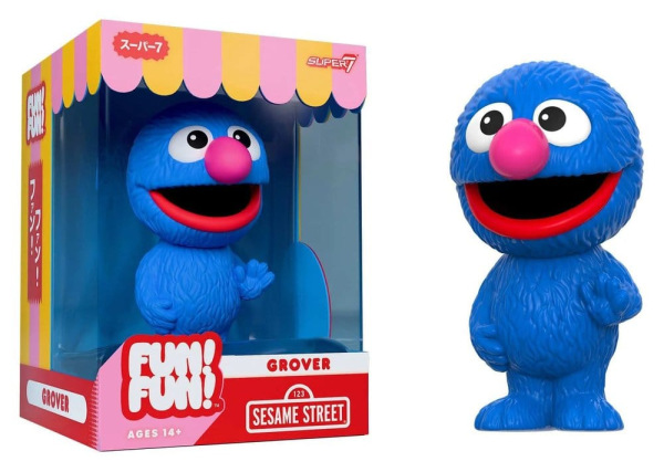 Sesame Street Fun! Fun! Soft Vinyl Figur Wave 01 - Grover 18 cm 2