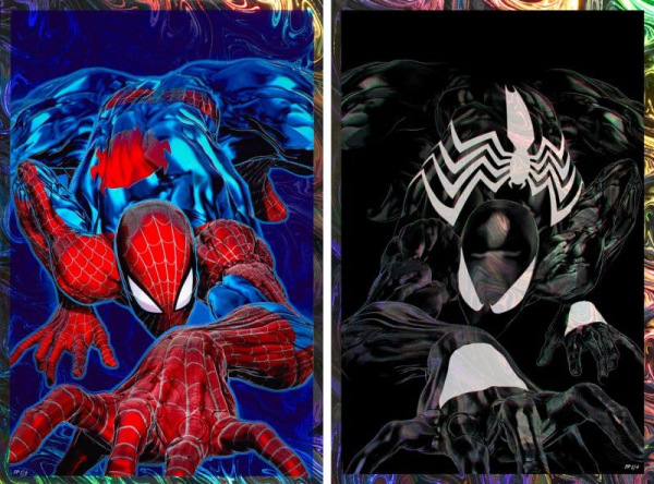 Marvel Set of 2 Art Prints Spider-Man '94 Deluxe Set 61 x 41 cm - unframed