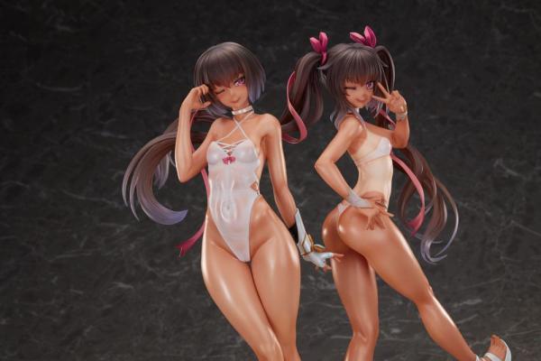 Taimanin RPG Set of 2 PVC Statue 1/6 Adult Yukikaze and Young Yukikaze Swimsuits Ver. 28 cm 7