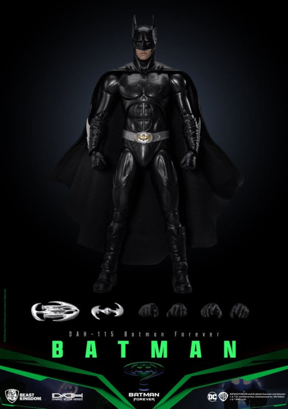 DC Comics Dynamic 8ction Heroes Action Figure Batman (Batman Forever) 21 cm 6