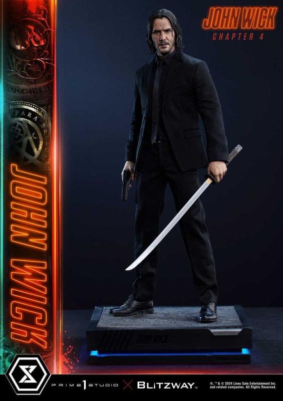 John Wick Chapter 4 Ultimate Premium Masterline Series Statue 1/4 John Wick Deluxe Bonus Version 54