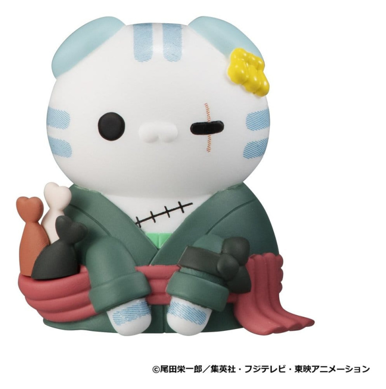 One Piece Mega Cat Project Mini Figures NyanPieceNyan! I'm gonna be king of Paw-rates!! Blind Box As 2