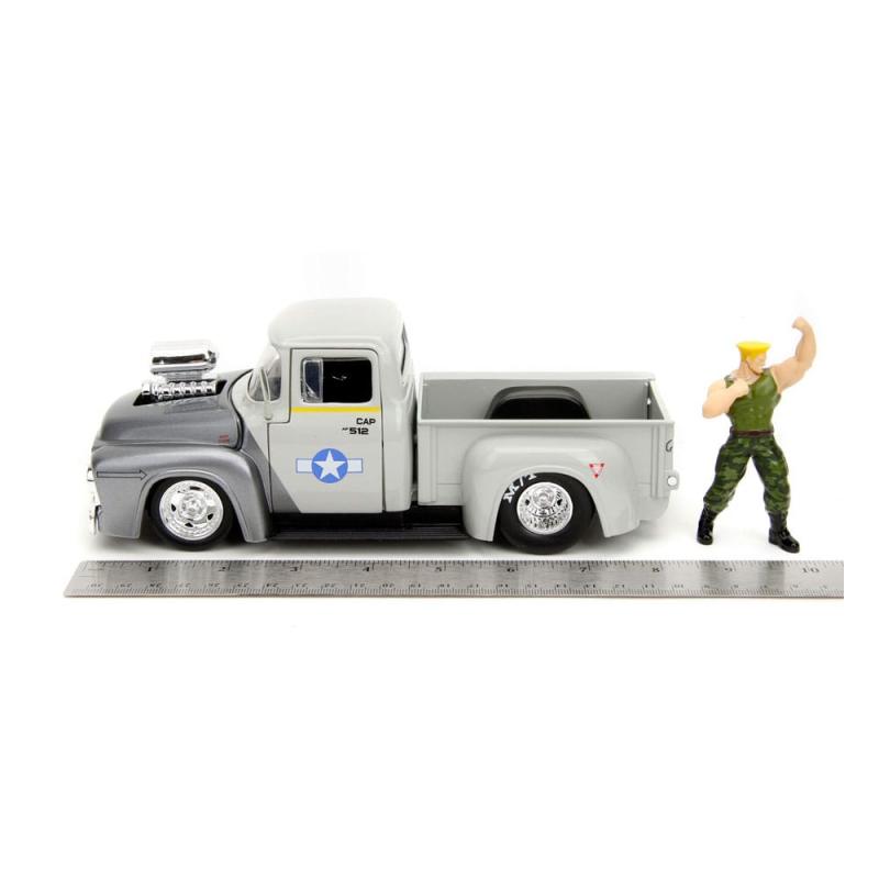 Street Fighter Diecast Model 1/24 1956 Ford Pickup Guile