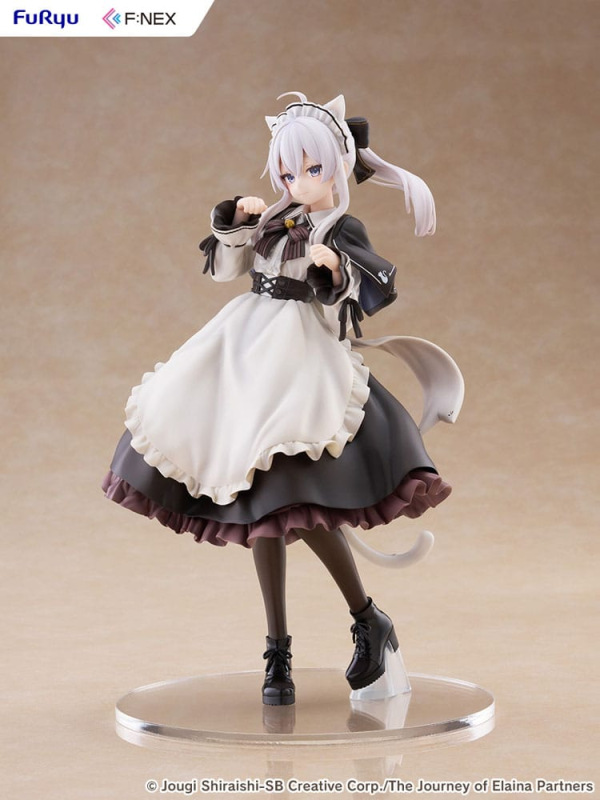 Wandering Witch: The Journey of Elaina F:NEX PVC Statue 1/7 Elaina Maid costume with cat ears Ver. 2 14