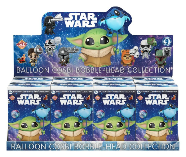 Star Wars Cosbi Mini Figures Balloon 8 cm Blind Box Display (8)