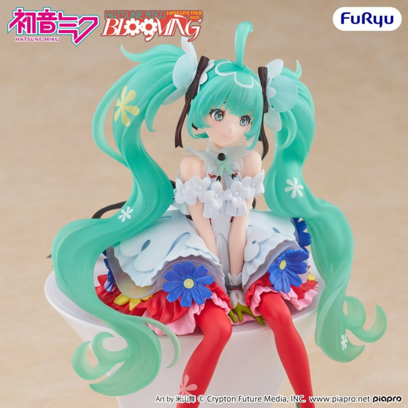 Hatsune Miku Noodle Stopper PVC Statue Hatsune Miku Japan Live Tour 2025 Blooming 14 cm 4