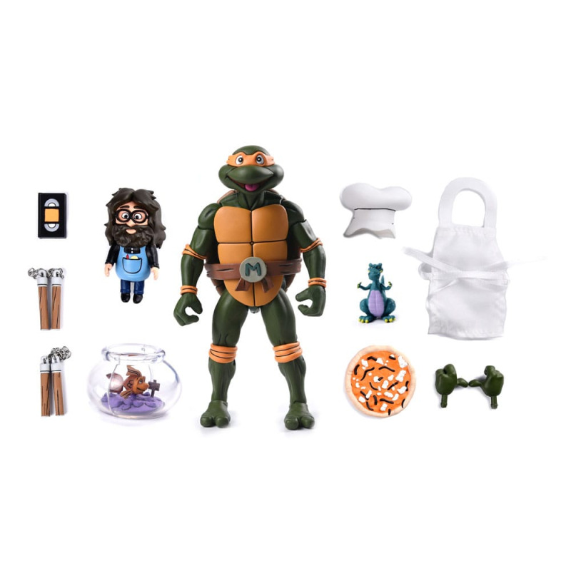 Teenage Mutant Ninja Turtles (1987 Cartoon) Action Figure Ultimate Michelangelo (VHS) 18 cm 7